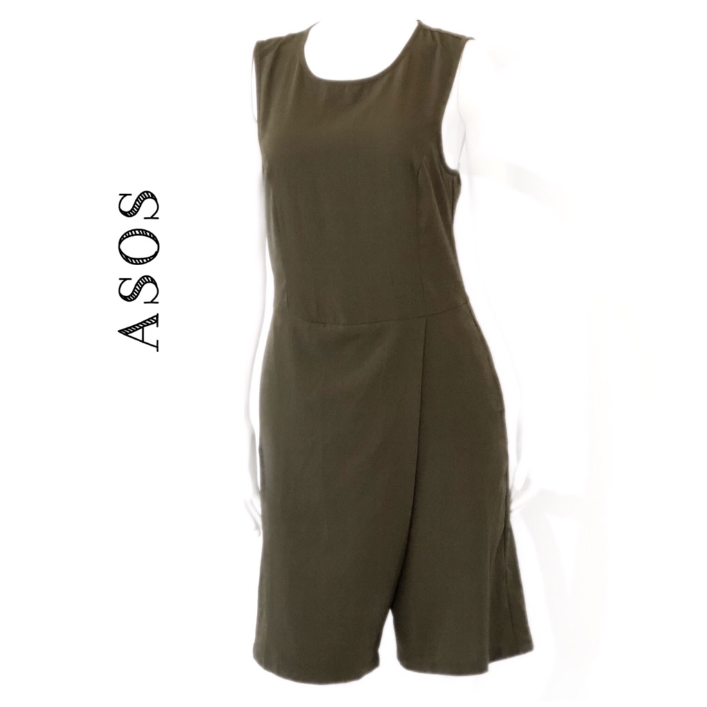 Asos Green Romper Size 2